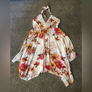 Floral Halter Dress